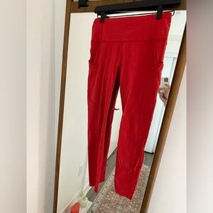 Lululemon Fast and Free High-Rise Leggings 25” - Team Canada